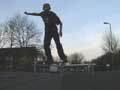 James 50-50 rail down curb